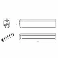 Doctibike Batterie VAE Sur Cadre Compatible Bosch PowerPack 36V -Alhonga Soldes batterie vae sur cadre compatible bosch powerpack 36v full 4