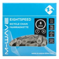 Chaine Vélo 116 Maillons à Attache-rapide Pour 8/7/6V M-Wave 5 Chaine Vélo 116 Maillons à Attache-rapide Pour 8/7/6V M-Wave -Alhonga Soldes chaine velo m wave 6 7 8 vitesses