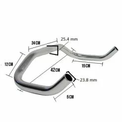 Messingschlager Cintre Corne De Vache Courbé -Alhonga Soldes cintre corne de vache courbe full 4