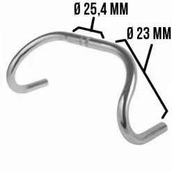 Messingschlager Cintre Recourbé Vintage Pour Singlespeed Et Fixie -Alhonga Soldes cintre recourbe vintage pour singlespeed et fixie full 4