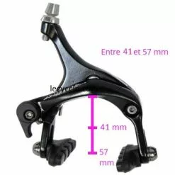 Etriers De Frein Vélo De Route Performance Miche - Argent -Alhonga Soldes etriers de frein velo de route performance miche argent full 3