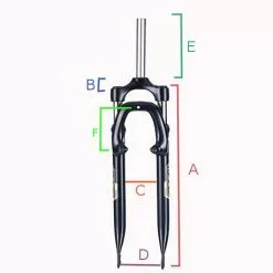 Alhonga Soldes -Alhonga Soldes fourche velo 26 suspendue reglable blocable full 2