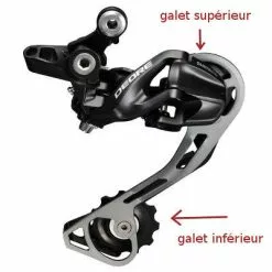 Galets De Dérailleur Shimano 5/6/7/8V -Alhonga Soldes galets de derailleur shimano 5 6 7 8v full 4