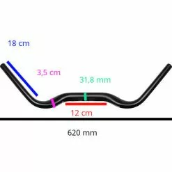 Ergotec-Humpert Guidon De Vélo Trekking Noir Ergotec Aerowing 2 -Alhonga Soldes guidon de velo trekking noir ergotec aerowing 2 full 3