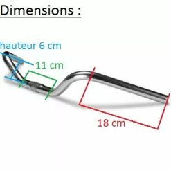 Oxford Guidon De Vélo Vintage North Road Chromé -Alhonga Soldes guidon de velo vintage north road chrome full 3