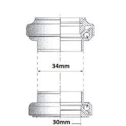 Point Jeu De Direction Aheadset 1 1/8 Diamètre 28,6 Mm -Alhonga Soldes jeu de direction aheadset 1 1 8 diametre 28 6 mm full 4