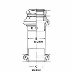 Jeu De Direction Chromé Tange 1 Pouce -Alhonga Soldes jeu de direction chrome tange 1 pouce full 3