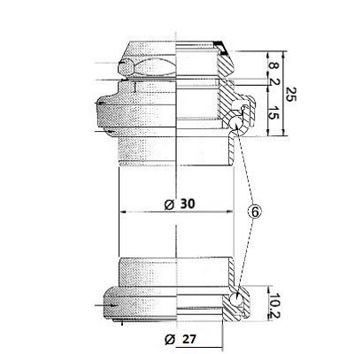 Brandless Jeu De Direction Vélo Fileté 1 Pouce Chromé 2 Brandless Jeu De Direction Vélo Fileté 1 Pouce Chromé – Image 2
