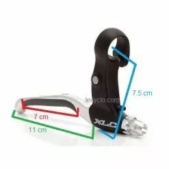 XLC Leviers De Frein De Vélo Revêtement Caoutchouc - La Paire -Alhonga Soldes leviers de frein de velo revetement caoutchouc la paire full 3