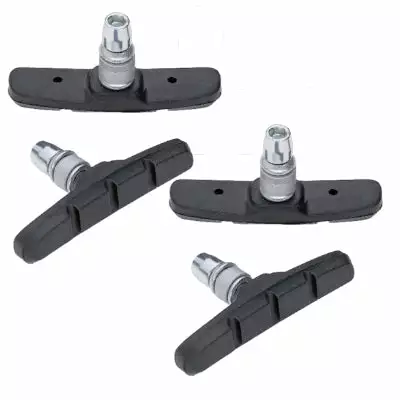 Point Lot 4 Patins De Frein Vélo V-Brake Pour Avant Et Arrière 70 Mm 1 Point Lot 4 Patins De Frein Vélo V-Brake Pour Avant Et Arrière 70 Mm
