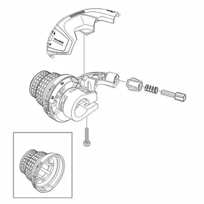 Manette Rotative Vélo 3 Vitesses Revoshift Shimano 2 Manette Rotative Vélo 3 Vitesses Revoshift Shimano – Image 2