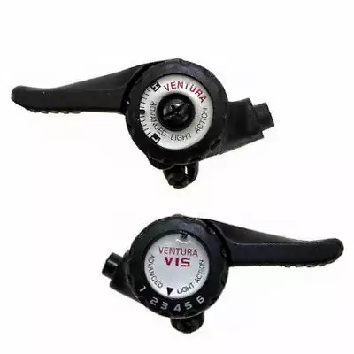 VENTURA Paire De Manettes Pour Commande 3 X 6 Vitesses Du Vélo 1 VENTURA Paire De Manettes Pour Commande 3 X 6 Vitesses Du Vélo