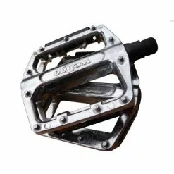 Pédales Larges Vélo BMX Et Fixie Argent 9/16 Wellgo -Alhonga Soldes pedales larges velo bmx et fixie argent 9 16 wellgo full 3