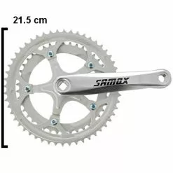 Alhonga Soldes -Alhonga Soldes pedalier double 7 8 vitesses pour velo de route 42 52 dents full 2