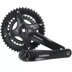 Pédalier Double Plateaux Vélo 7/8V 30/46 Dents Tourney Shimano