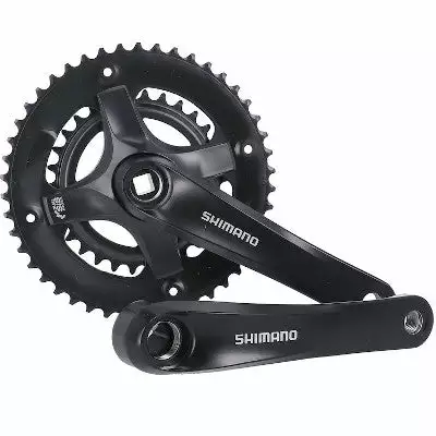 Pédalier Double Plateaux Vélo 7/8V 30/46 Dents Tourney Shimano 1 Pédalier Double Plateaux Vélo 7/8V 30/46 Dents Tourney Shimano