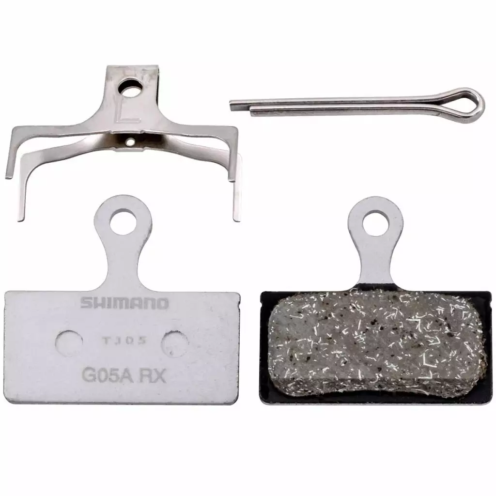 Plaquettes Frein à Disque Vélo Organique Shimano G05A-RX 1 Plaquettes Frein à Disque Vélo Organique Shimano G05A-RX