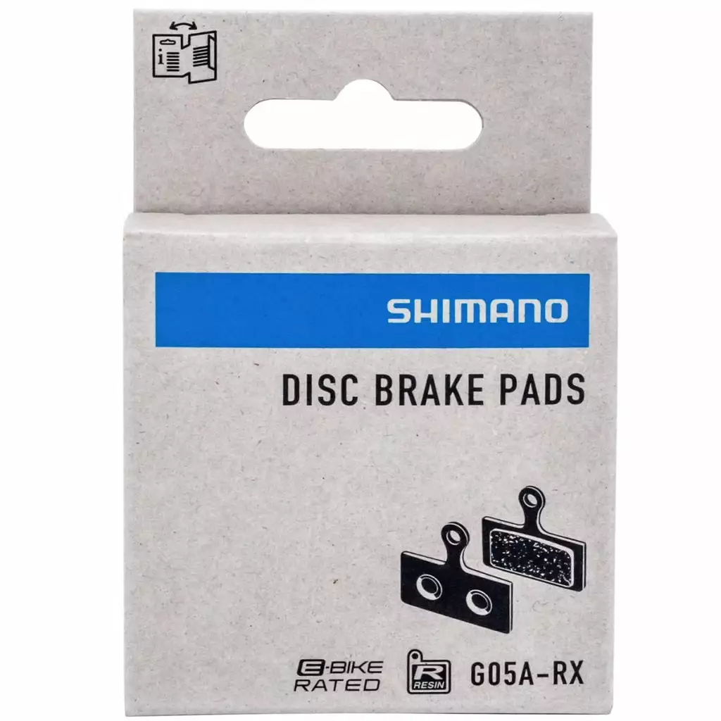 Plaquettes Frein à Disque Vélo Organique Shimano G05A-RX 2 Plaquettes Frein à Disque Vélo Organique Shimano G05A-RX – Image 2