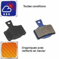 Brakco Plaquettes Organiques Frein à Disque Vélo Magura MT2.4.6.8 Paire -Alhonga Soldes plaquettes organiques frein a disque velo magura mt2 4 6 8 paire full 4
