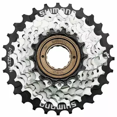 Roue Libre Shimano Tourney 7V MF-TZ510-7 14-28 Argent/noir 1 Roue Libre Shimano Tourney 7V MF-TZ510-7 14-28 Argent/noir