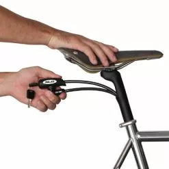 Tige De Selle Vélo 27.2 Mm Avec Antivol Câble Intégré XLC