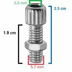 Point Vis De Réglage De Cable De Frein De Vélo 7 Point Vis De Réglage De Cable De Frein De Vélo -Alhonga Soldes vis de reglage de cable de frein de velo full 4